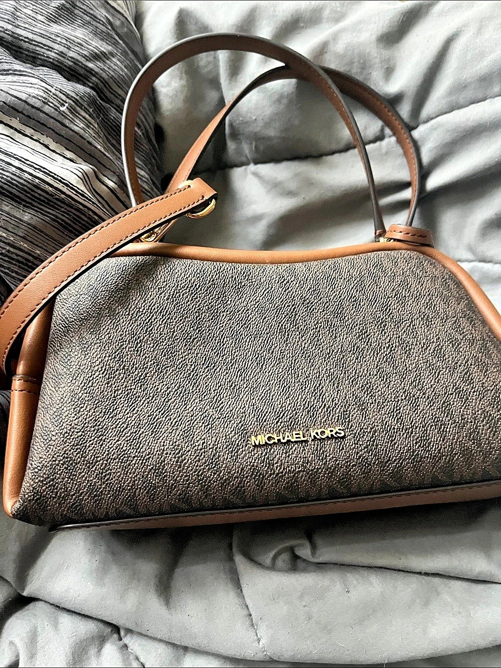 Michael Kors Cecily Small Crossbody Bag Brown MK Monogram